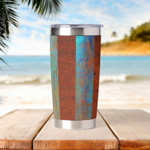 Rüstikale Küsten-Wasserflasche Thermobecher