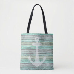 Rustikale Küstendekoration Anker Tasche