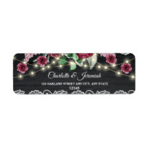 Rustikale Lace String Lights Hochzeitsstimmung Rüc