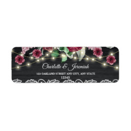 Rustikale Lace String Lights Hochzeitsstimmung Rüc