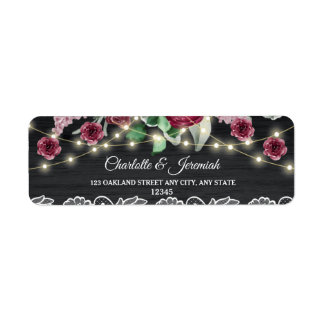 Rustikale Lace String Lights Hochzeitsstimmung Rüc