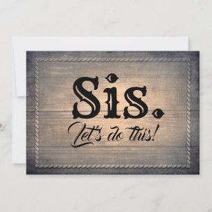 Rustikale Landbrücke / Trauzeugin Vorschlag Einladung