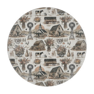 Rustikale Landschaft Schneidebrett