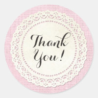 Rustikale Landspitze Doily auf Shabby Pink Vielen