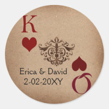 Rustikale Las Vegas Wedding Cards