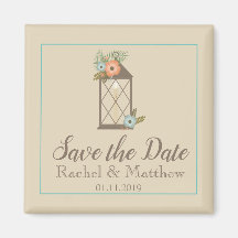 Rustikale Laternenbläschen Save the Date