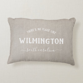 Rustikale Leinen Es gibt keinen Ort wie Zuhause Bu Dekokissen