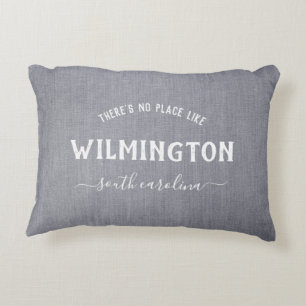 Rustikale Leinen Es gibt keinen Ort wie Zuhause Dekokissen