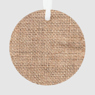 Rustikale Leinwand-Beschaffenheit Browns Ornament