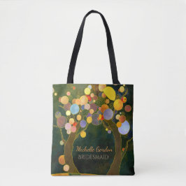 Rustikale Liebe Bäume Hochzeit Bridesmaid Geschenk Tasche