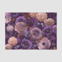 Rustikale lila botanische kühne vintage Boho-Blume