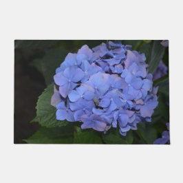 Rustikale Lila Hydrangea makrophylla Fußmatte