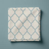 Rustikale Linen Beige und blaue marokkanische Quat