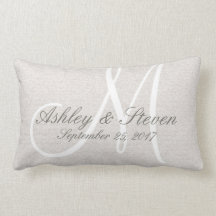 Rustikale Linse mit weißer Monogramm