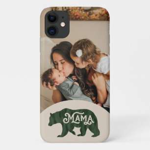 Rustikale Mama-Bär-Silhouette Foto Case-Mate iPhone Hülle