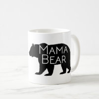 Rustikale Mama-Bären-Tasse