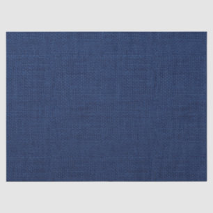 Rustikale Marine-Blau-Leinwand-Beschaffenheit Seidenpapier