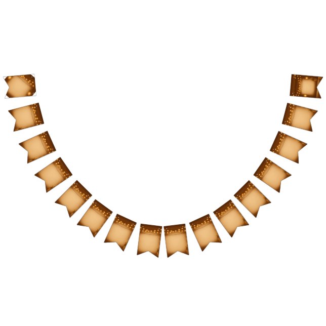 Rustikale Mason Jar & String Lights Hochzeit Wimpelkette (Alle)