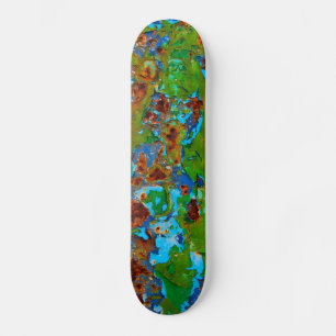 Rustikale Metallschälerei Paint Vintag Grunge Funn Skateboard