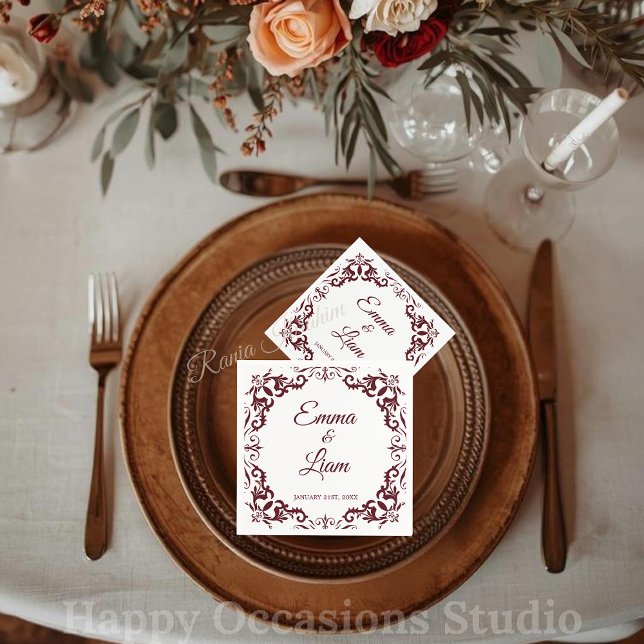 Rustikale mexikanische Hochzeitstücher Serviette (Von Creator hochgeladen)
