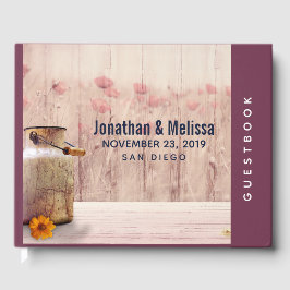 Rustikale Milch kann Hochzeit Gästebuch