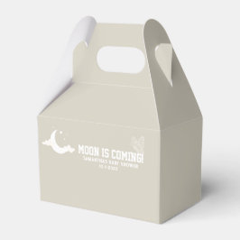 Rustikale Minimalwolke-Babydusche Geschenkschachtel