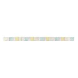 Rustikale Minze & Yellow Boho Geometric Moderne Hü Satinband