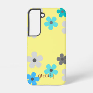 Rustikale moderne Blumen Samsung Galaxy Hülle
