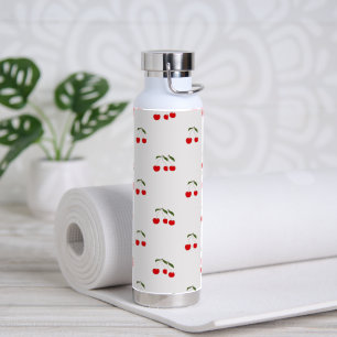 Rustikale moderne Kirschmuster Wasserflasche Trinkflasche