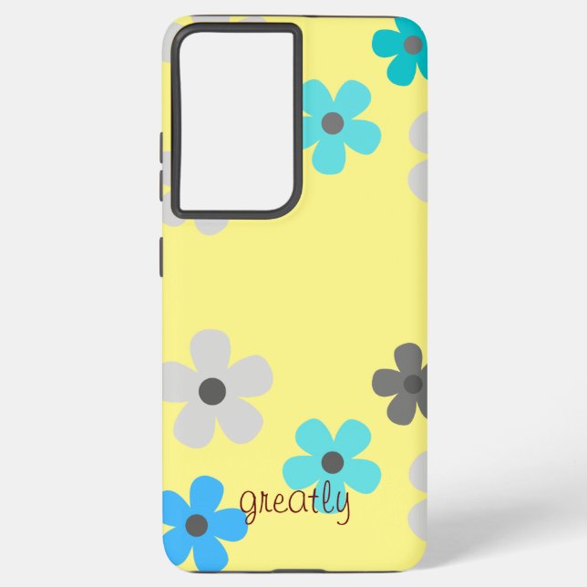 Rustikale, moderne Samsung Galaxy S21 Ultra Case Samsung Galaxy Hülle (Rückseite)