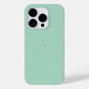 Rustikale Monogramm Blau Aquamarin Case-Mate iPhone 14 Pro Hülle