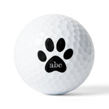 Rustikale Monogramm-Initialen Katzenhund schwarze