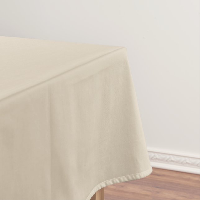 Rustikale, neutrale Beige Bauernhof-Weihnachten Tischdecke (Beispiel)