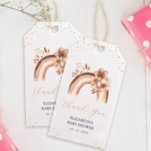 Rustikale neutrale Boho Wasserfarbe Rainbow Baby D