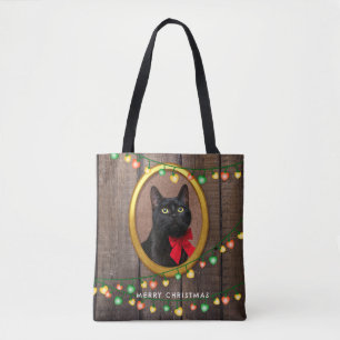 Rustikale Niedlich frohe Weihnachtsbeleuchtung Ihr Tasche
