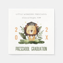 Rustikale Niedlich Kids Lion Foliage Preschool Abs