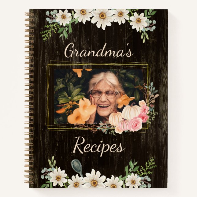 Rustikale Oma-Rezepte mit Foto Notizbuch (Vorderseite)