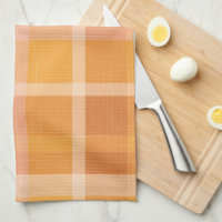 Rustikale Orange Herbst Kariert Tartan Küche T