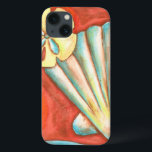 Rustikale Orange Seashells Case-Mate iPhone Hülle<br><div class="desc">Entdecken Sie den warmen Sand und die versteckten Schätze! Dieses Gemälde von Nancy Slocum erfasst das schöne Wasserleben an Land. Es fängt die schöne orangefarbene Muschel,  einen orangefarbenen Seestern und einen lebhaften,  blauen Sand Dollar ein. Holen Sie sich heute Ihre schöne Meereskunst auf Ihrem nächsten Zazzle-Produkt.</div>