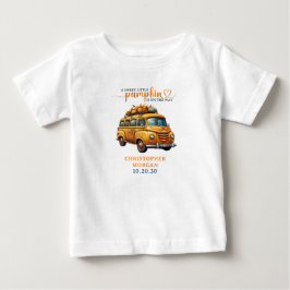 Rustikale Orange Truck Kleine Pumpkin Baby Dusche Baby T-shirt