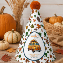Rustikale Orange Truck Kleine Pumpkin Baby Dusche