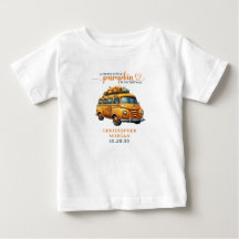 Rustikale Orange Truck Kleine Pumpkin Baby Dusche