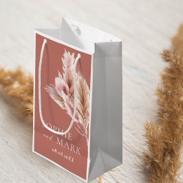 Rustikale Pampasgras Hochzeit Danke Kleine Geschenktüte