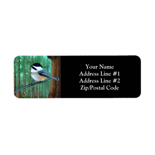 Rustikale Pine Chickadee (Vorne)
