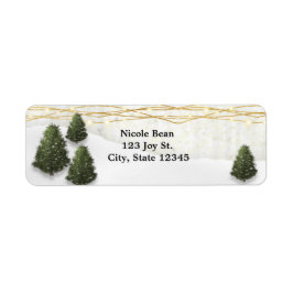 Rustikale Pine Trees Winter Wedding Dezember Gefal