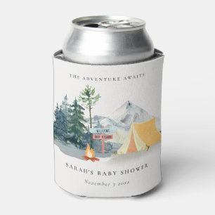 Rustikale Pine Woods Camping Mountain Baby Dusche Dosenkühler