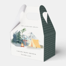 Rustikale Pine Woods Camping Mountain Baby Dusche
