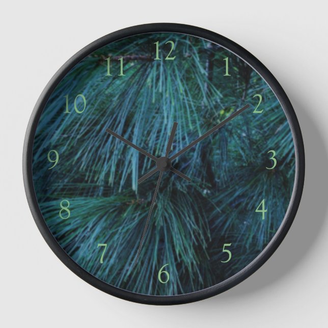 Rustikale Pinienwälder, immergrün Uhr (Vorderseite)