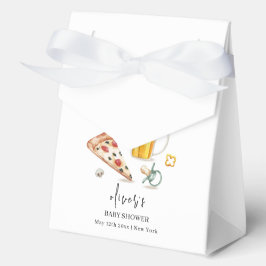 Rustikale Pizza Beers Schnuller Babydusche Geschenkschachtel