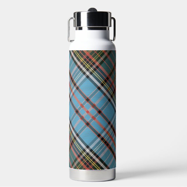 Rustikale Plaid Anderson Classic Tartan Trinkflasche (Vorderseite)